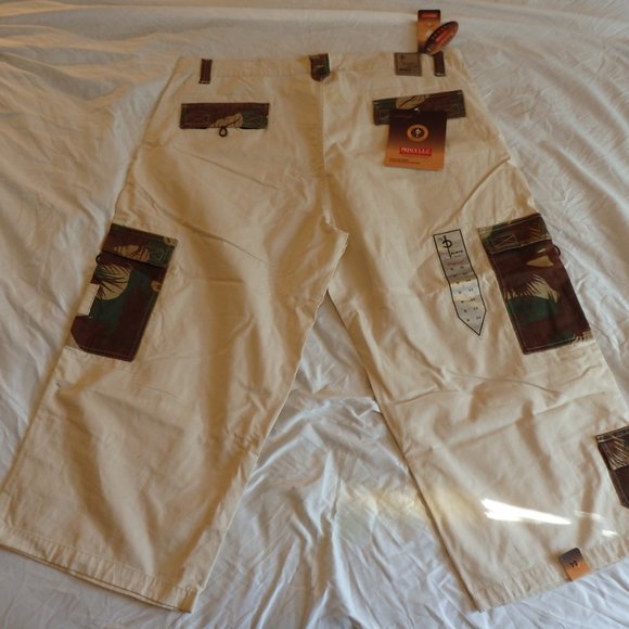 Prince LLC Original Mens Camo Long Cargo Shorts - Picture 6 of 11